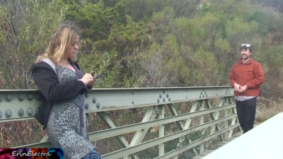 Round booty blonde is going to get fucked by a tubby loser
