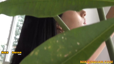 Hot Indian babe is dressed conservatively but acts like a slut