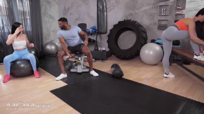 Adriana Rys is having an MFF threesome with a black man