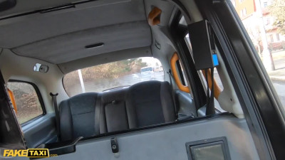 French babe with a big ass and tits is fucked in the cab