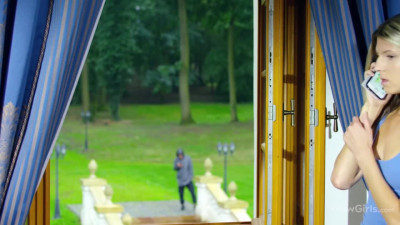 Cute blonde Gina Gerson invites a dude over for a bang sesh