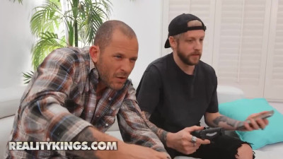 Maddy May removes the blindfold and is totally shocked