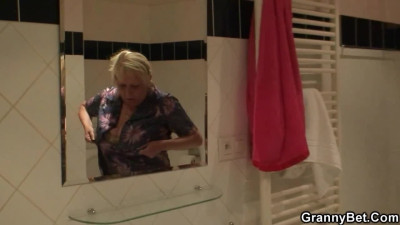 Mature woman with fat tits is all about that stiff dong