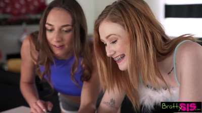 Skinnies make the virgin stepbrother nail them