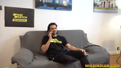 Indian stud stretches sexy neighbor with perky tits