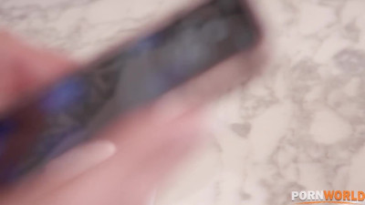 After shower boy pounds busty brunette stepmother