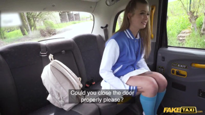 Adorable teen properly screwed inside the cab
