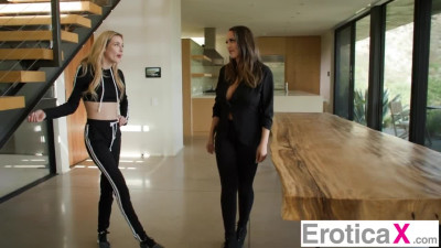 Women are frustrated but a threesome comforts them