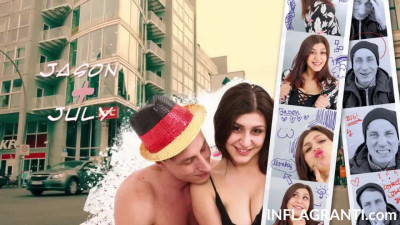 Small-tittied brunette enjoys every second of fucking