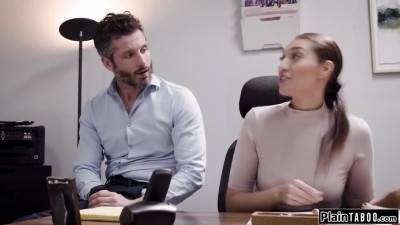 Unfaithful wife gets penetrated in the office