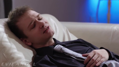 Boy realizes kinky dreams thanks to curvy psychologist