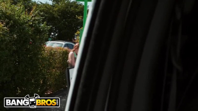 Filthy Rich picks up a redhead and bangs her in the bus