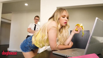 Alex Jett is banging the shy blonde babe Lilly Bell