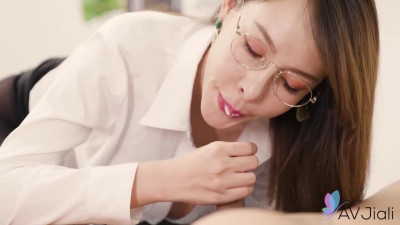 Sexy professor sucking and fucking in the classroom