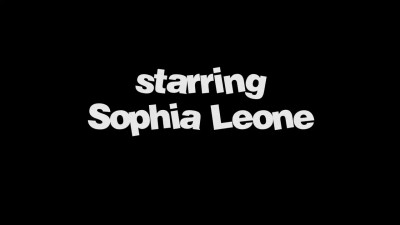 Horny brunette Sophia Leone enjoys a big dick’s company