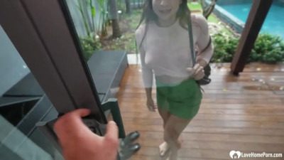 We can practice yoga together with your slippery pussy