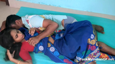 Fucking the Indian wife in missionary after oral sex