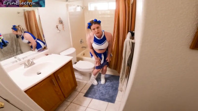Stepsister shows her tubby body and gets fucked in POV