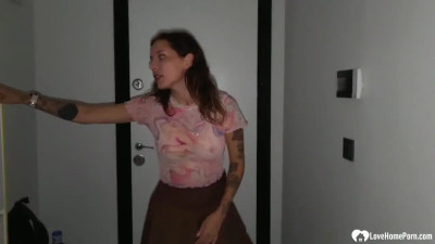 Good girl with a tanned ass is going to get dicked sideways