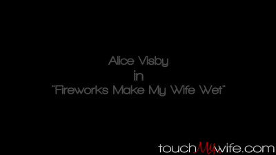 Alice Visby is visibly aroused by the thought of cheating
