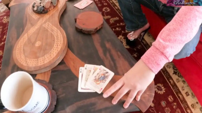 Paying up in a scene with a thirsty stepmom whore