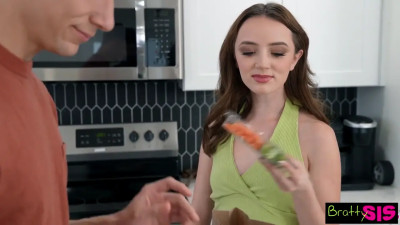Angelic brunette seeking a way to let him fuck her up