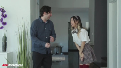Lucky dude gets to cheat on his lady with a stepsister