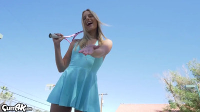 Britney Rose wears sexy outfits and takes dick as well