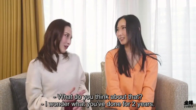 Japanese housewives prepping for a threesome fuck too