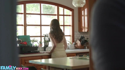 Masturbating stepsister is going to step into his domain