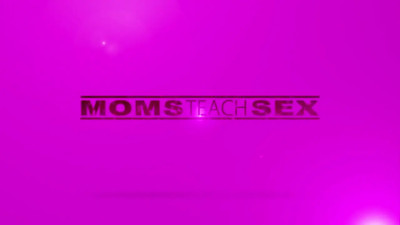 Blonde with a tight ass riding on her stepson's boner