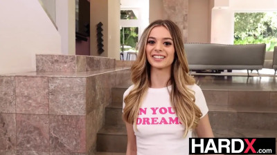 Molly Little is going to take on NINE hard dicks here