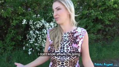 Georgie Lyall's outdoor sex tape with POV fucking
