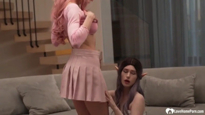 Marty Dope and her friend fucking the same mediocre man