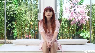 Redhead college babe swallows and fucks a big dick POV