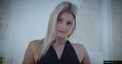 Straps and sexiness with a blonde who wants big boners