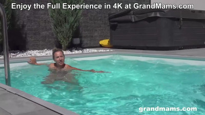 Kathy shows off her chubby body in a solo video