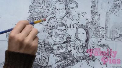 Haley Reed watches her bf eating out her sister's pussy