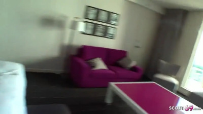 Blonde whore can't stop fucking her new roommate's cock