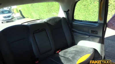 Amercian MILF redhead is going to get fucked in the backseat