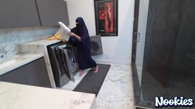 Wearing a hijab and getting fucked in point of view