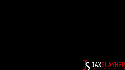 Darcy Dark wears stockings while fucked by Jax Slayher