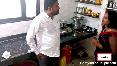 Indian woman with a banging body is fucked in the kitchen