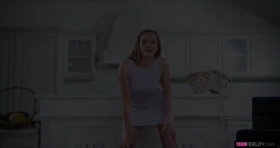 Stacy Cruz wants dick in her pretty white lingerie