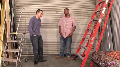 Slutty Asian MILF fucks her hubby and his BBC friend