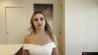 Blond-haired beauty gets her fertile pussy pumped hard