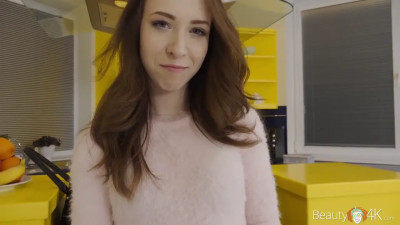 Hospitable teen Nata Ocean fucks all her male guests