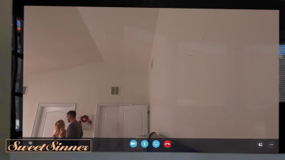 Aiden Ashley taking the stiff dong of Mike Mancini