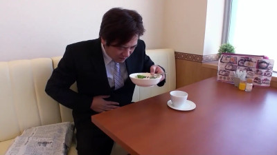 Obedient Japanese secretary creampied by her old boss