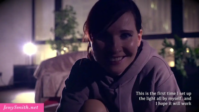 Jeny Smith is playing with her favorite toy today